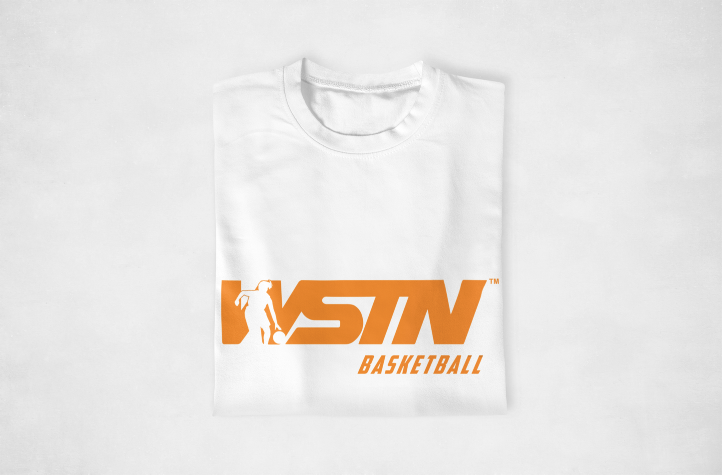 WSTN Basketball White T-Shirts