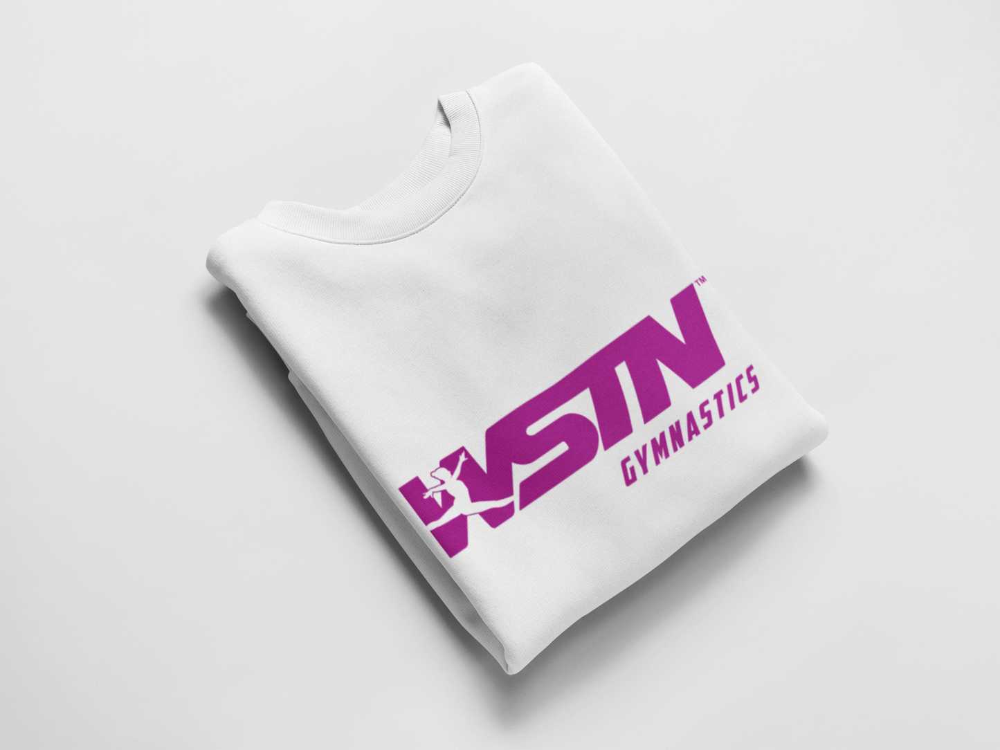 WSTN Gym White Crewneck Sweatshirts