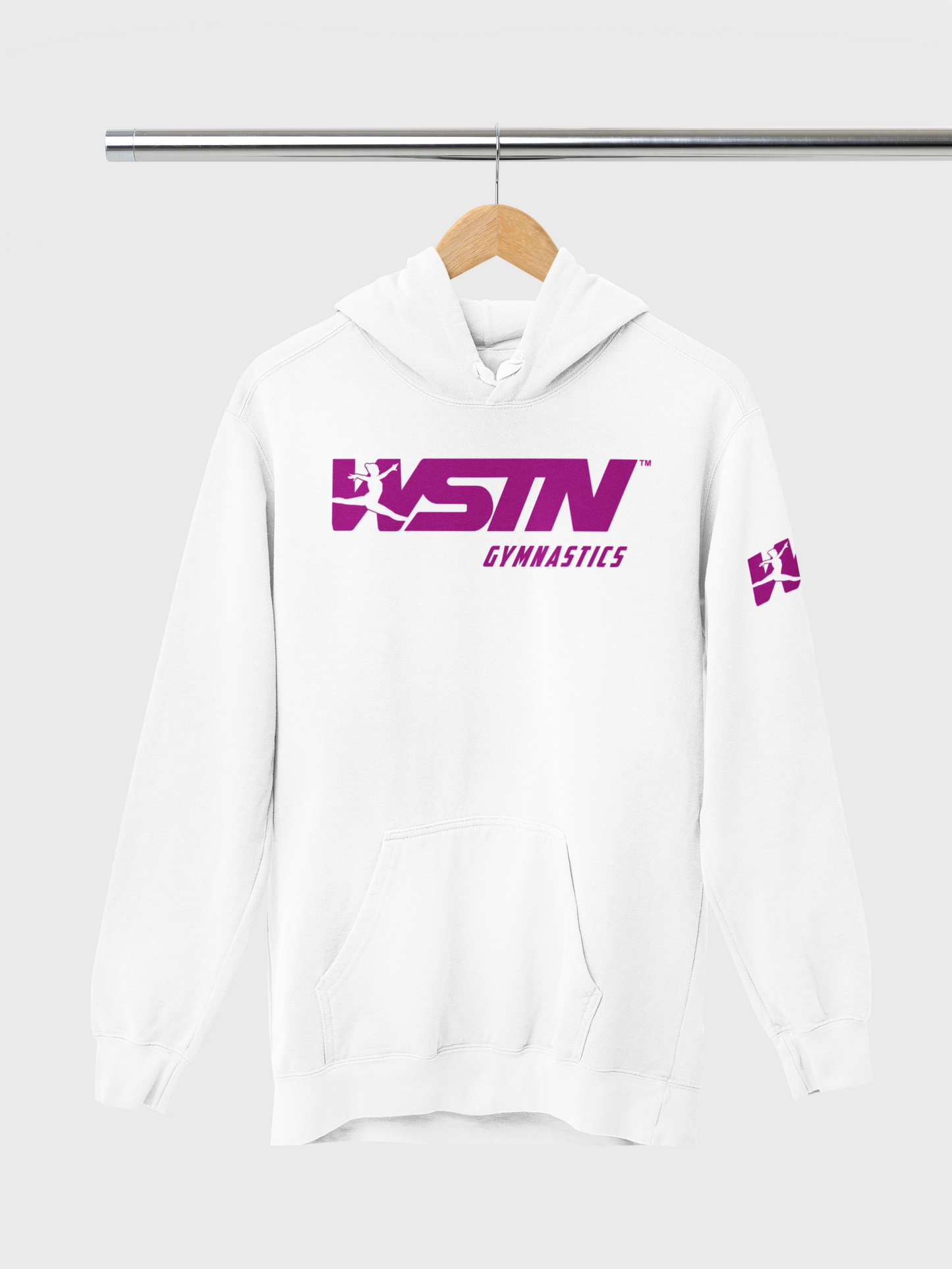 WSTN Gymnastics White Hoodies