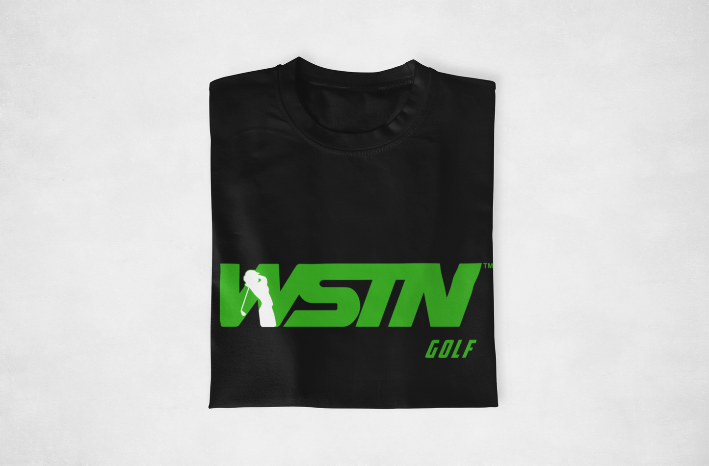WSTN Golf Black T-Shirts