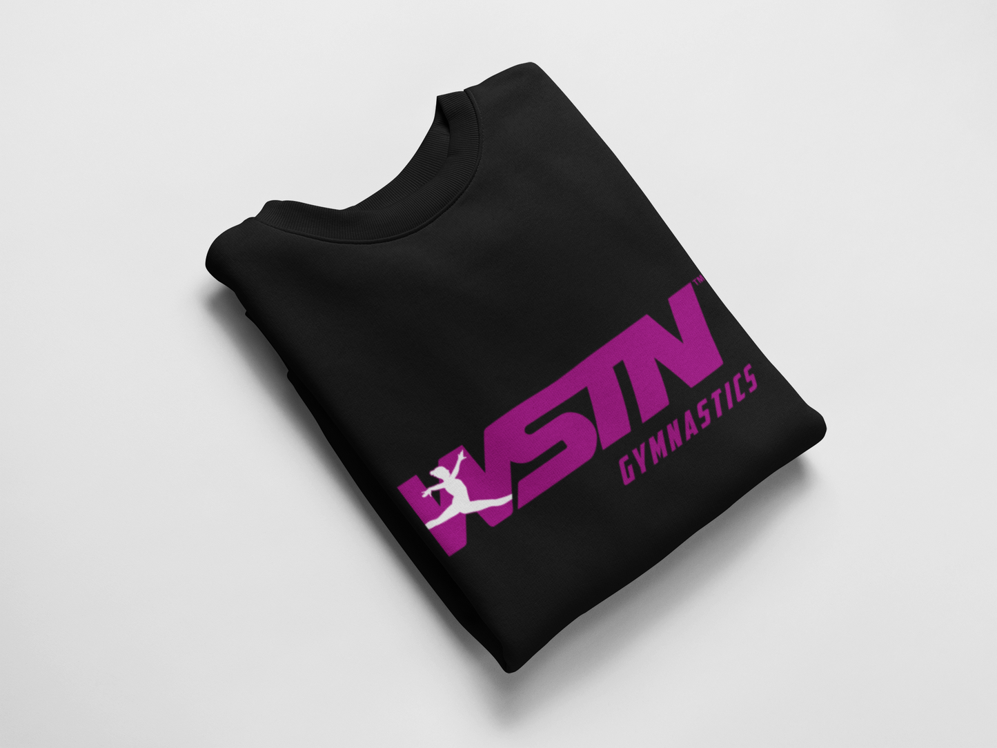 WSTN Gym Black Crewnect Sweatshirts