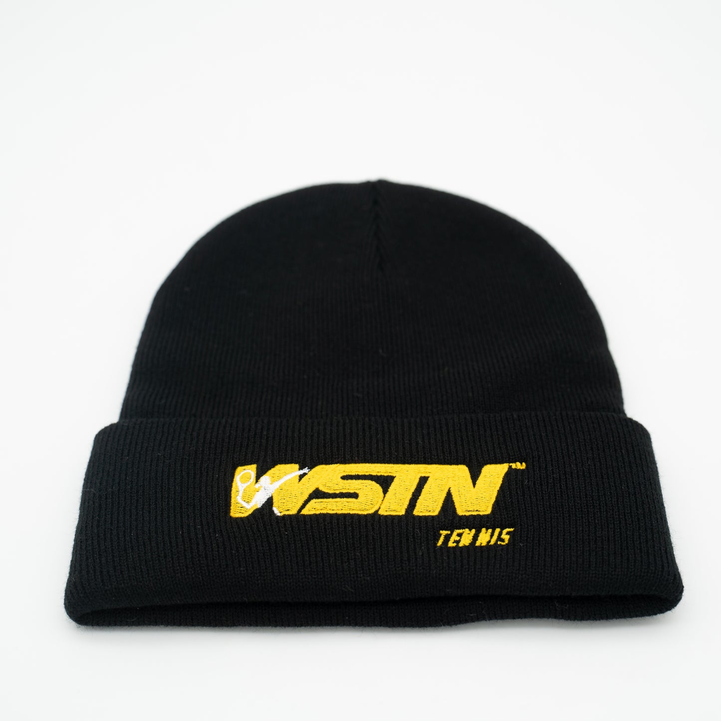 WSTN Tennis Black Beanie