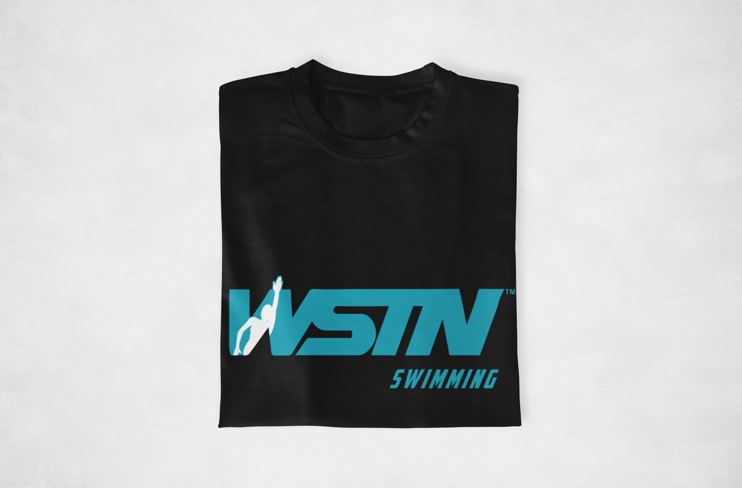 WSTN Swimming Black T-Shirts