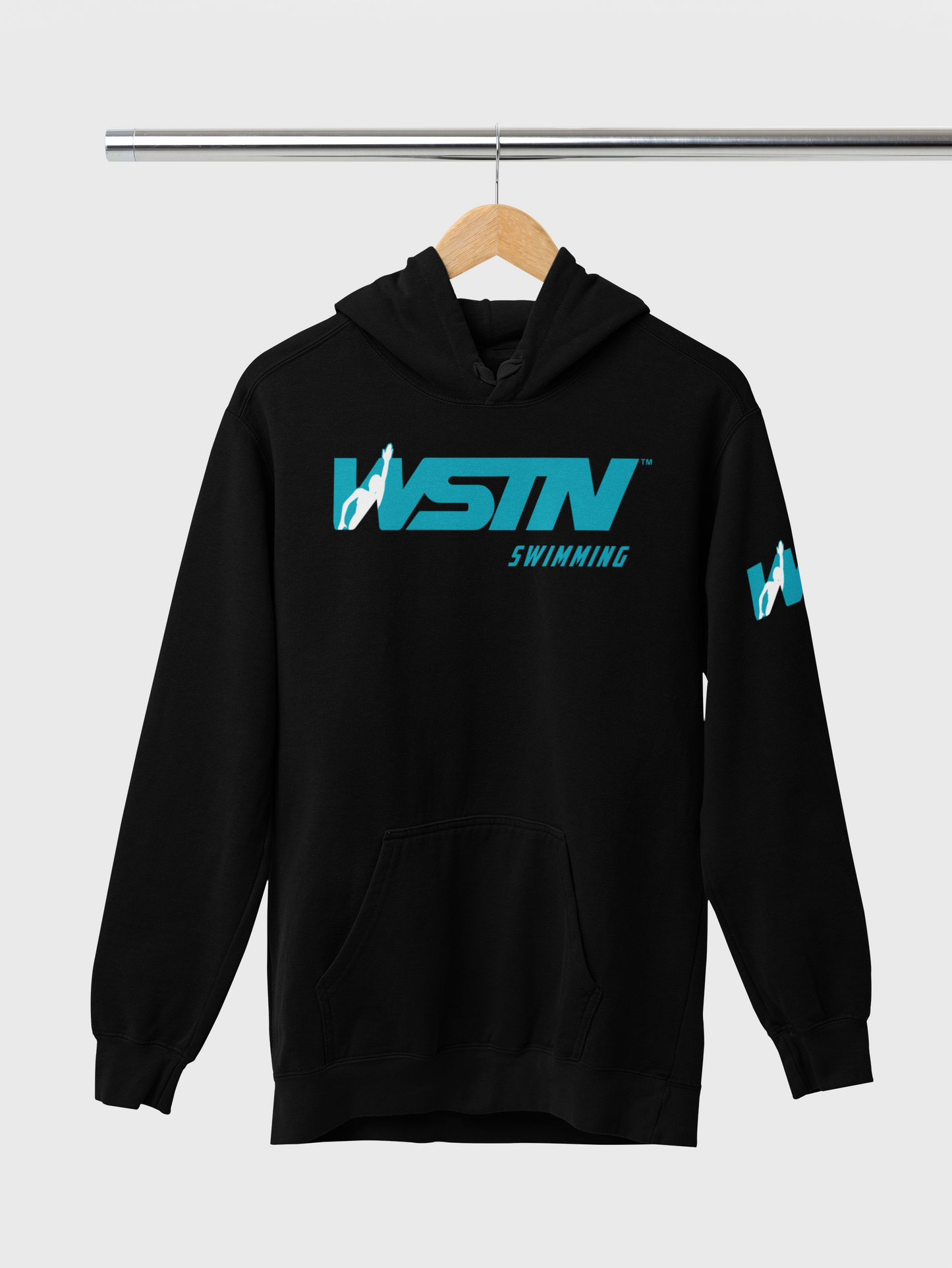 WSTN Swimming Black Hoodies