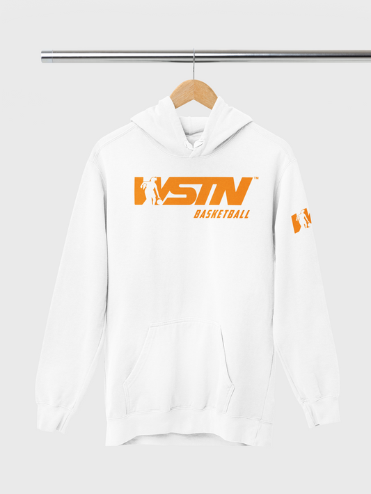 WSTN Basketball White Hoodies