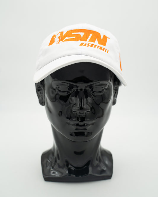WSTN Basketball White Cap