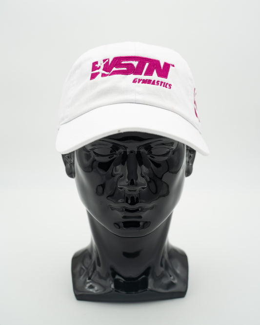 WSTN White Gymnastics Cap