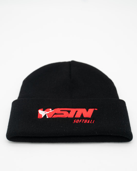 WSTN Softball Black Beanie