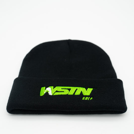 WSTN Golf Black Beanie