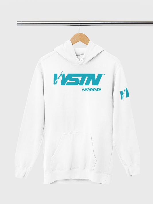WSTN Swimming White Hoodies