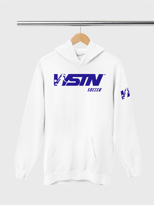 WSTN Soccer White Hoodies