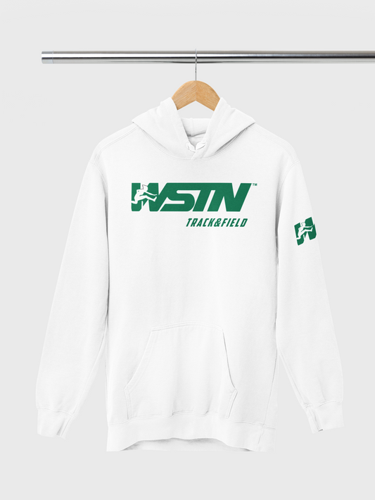 WSTN Track White Hoodies