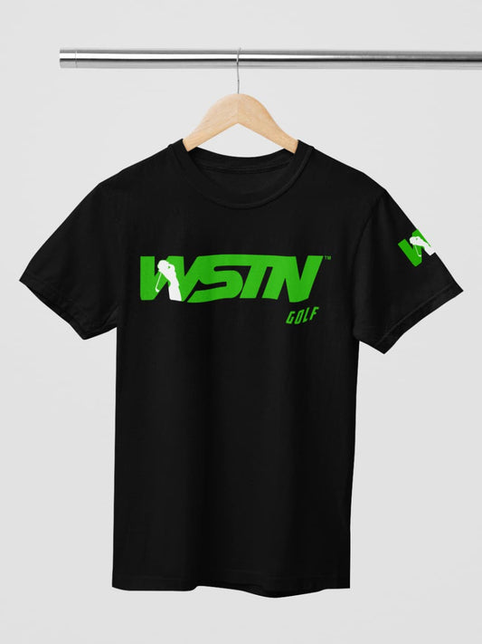 WSTN Golf Black T-Shirts