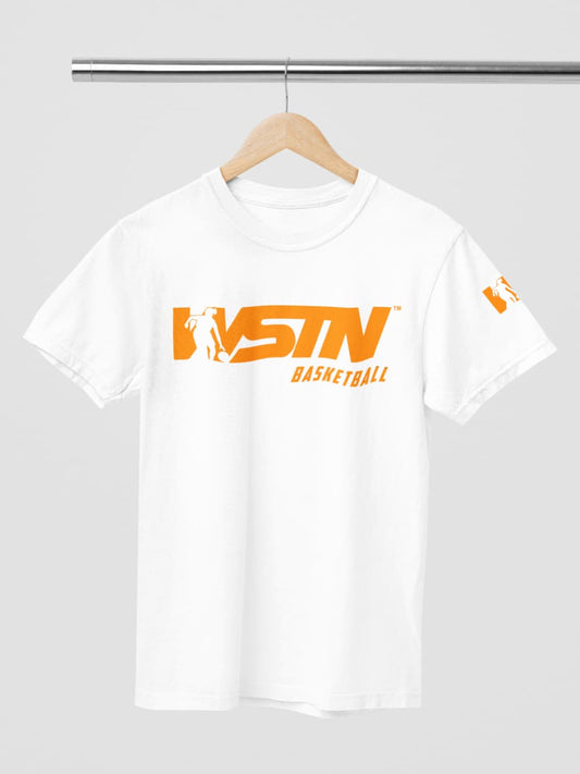 WSTN Basketball White T-Shirts