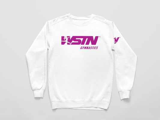 WSTN Gym White Crewneck Sweatshirts