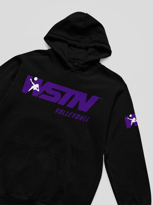 WSTN Volleyball Black Hoodies